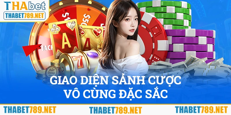 Giao diện sảnh cược nhà cái THABET vô cùng đặc sắc